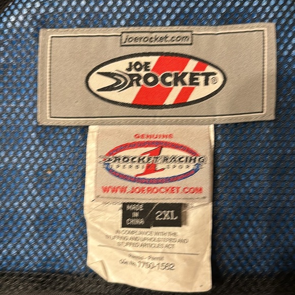 Men’s Joe Rocket Black mesh padded motorcycle jacket - Picture 11 of 16